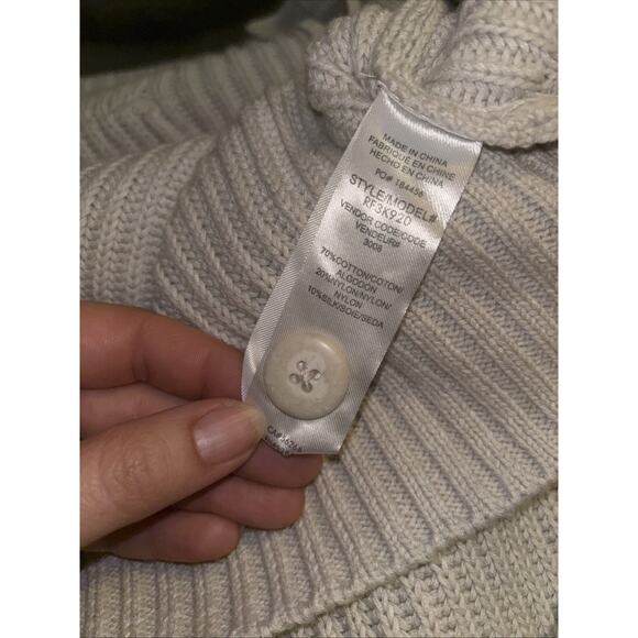 NWT Splendid Cotton/Silk Blend Long Sleeve Button Cardigan Sweater Size M $198 - Picture 9 of 9